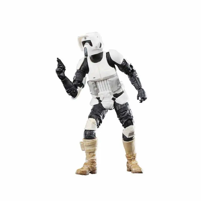 Original Hasbro Star Wars Black series hanging card Scout Trooper 6-inch Action Figure Model Toys Gift for Birthday