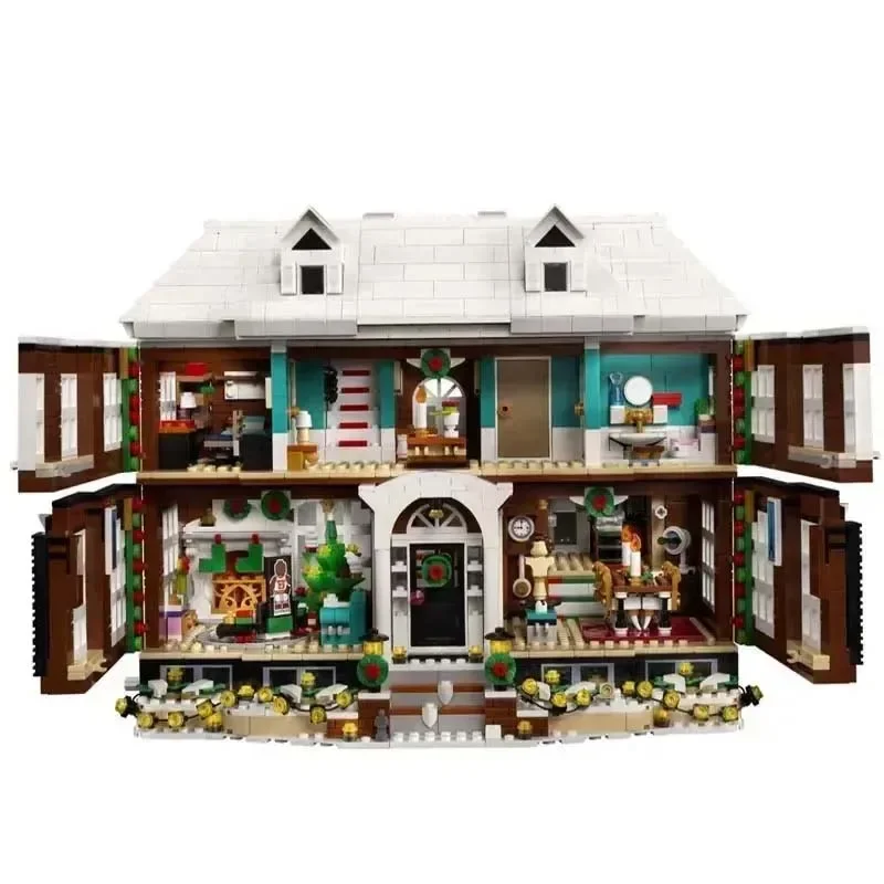 3955PCS 21330 Model Building Blocks Home Alone House Bricks Educational Toy For Boy Kids Birthday Gifts