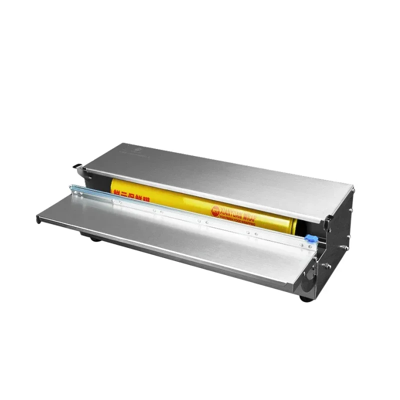 المنزلية 220 فولت سوبر ماركت لفة آلة تغليف الأغشية البلاستيكية آلة الختم حزمة الفاكهة التجارية فيلم بلاستيكي قطع Mach