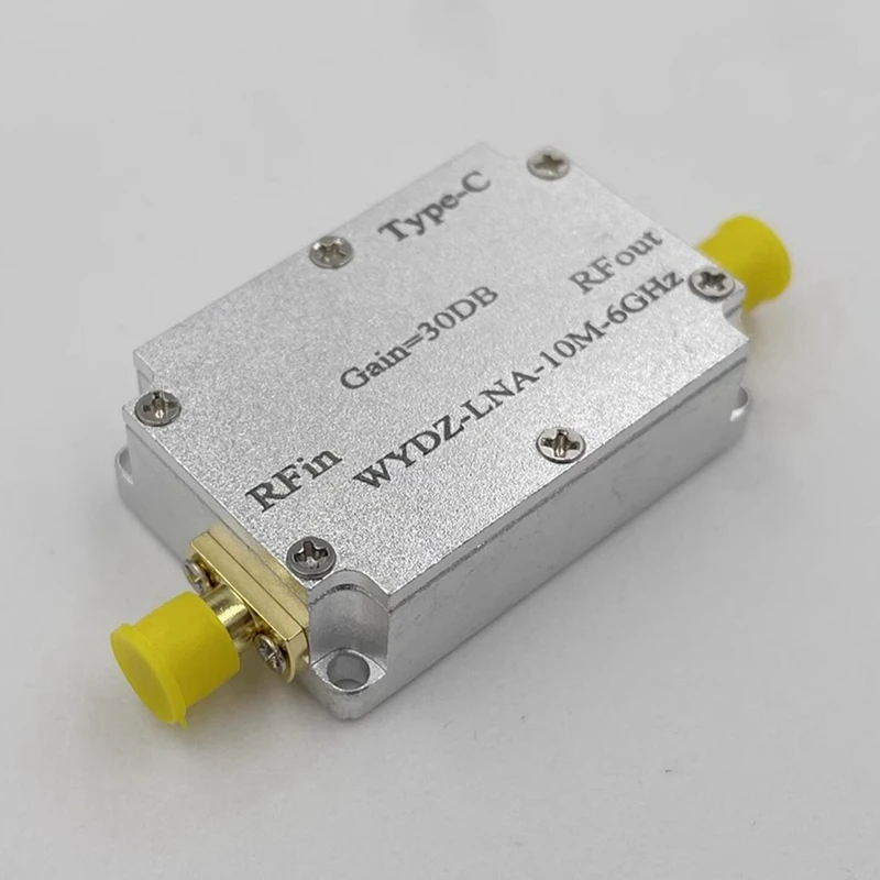 10M-6Ghz High Flatness Amplifier Gain RF Drive Signal Receiver Image Transmission GPS Software Radio FM