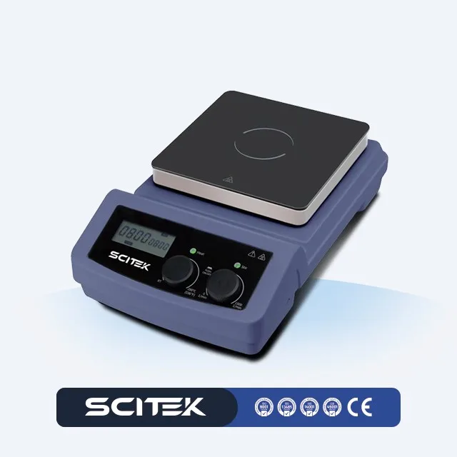 COOFUL Hotplate Magnetic Stirrer Micro-crystalline Glass Full-coverage Infrared Heating Multi-layered Safety Protect Dual Sensor
