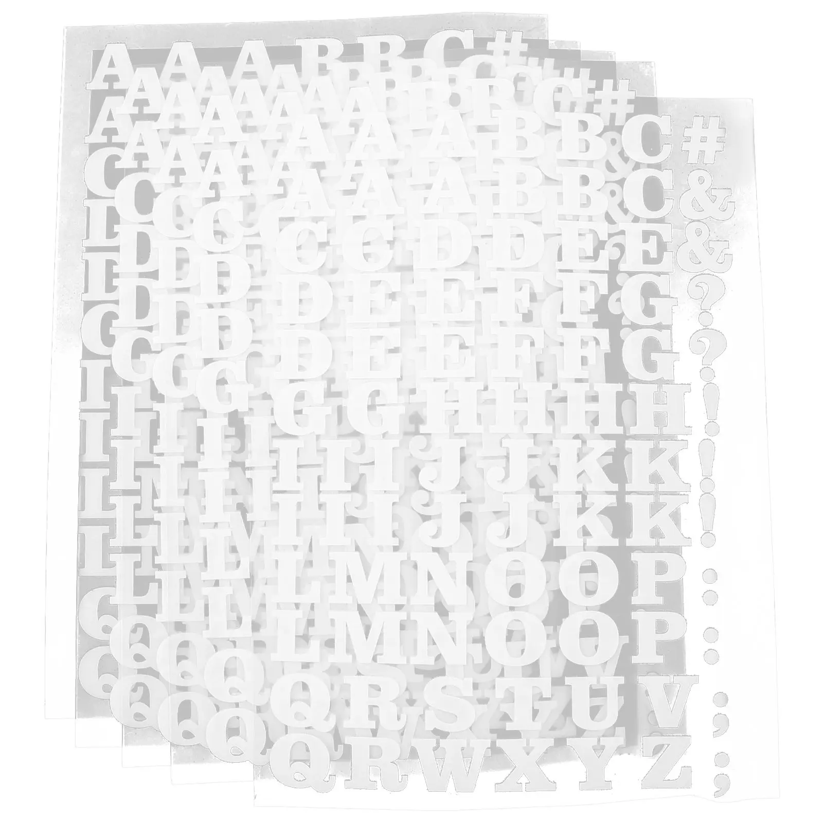 

5 Pcs White 27x18.5 Letter Decoration Patches Iron On Heat Transfer Vinyl DIY Embroidered Sewing Patch Decors Garment Elastic