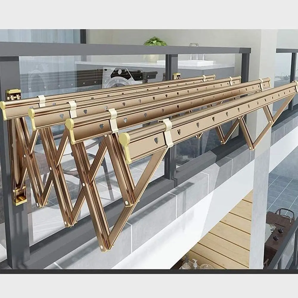 확장형 건조대, 벽걸이형 타월 레일 확장형 접이식(1트랙)