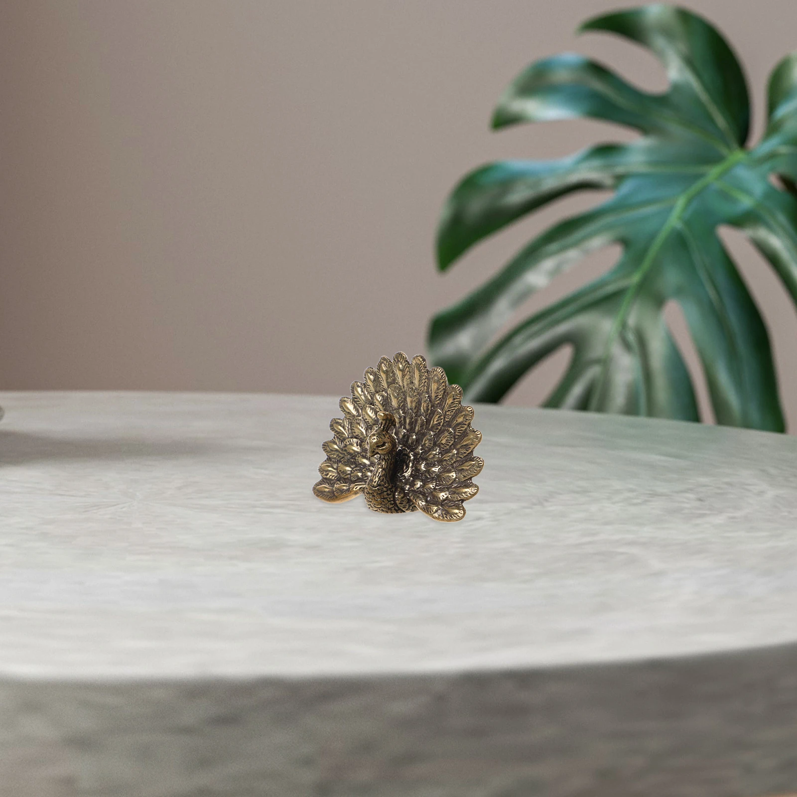 

Retro Ornament Brass Desktop Decoration Vintage Animal Figurine Office Home Living Room Statues Figurines Gift