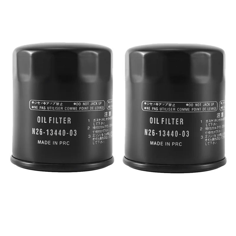 

ABOK-2PCS For VF200 VF225 VF250 New Outboard Oil Filter Elements Assembly, N26-13440-03-00 / N26-13440-02-00