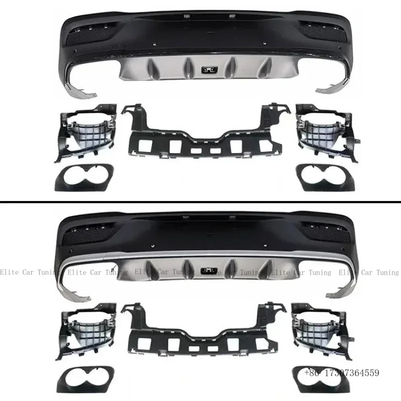 

for GLE53 Diffuser for GLE Coupe C167 up to GLE53 Car Diffuser Bumper Diffuser Exhaust Pipe 2020-2025