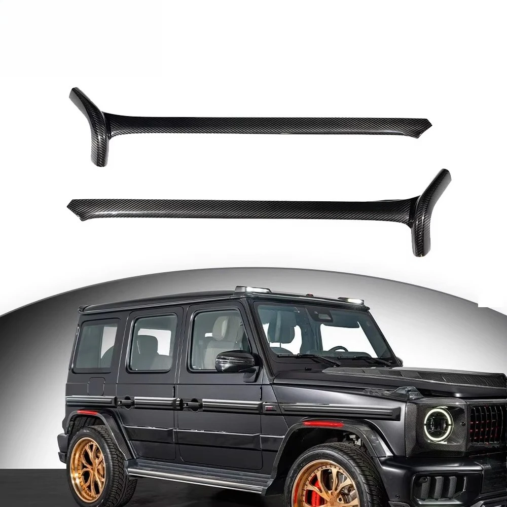 

2025 G Class G500 G63 G350 A-Pillar Addon Carbon Fiber Car Accessories Auto Parts Exterior For W465 Carbon Front Window Trims