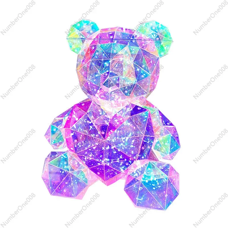 

Valentine Gift Box for Her, Rainbow LED Glowing Plush Teddy Bear, Birthday Christmas Present for Girlfriend Wife Daughter