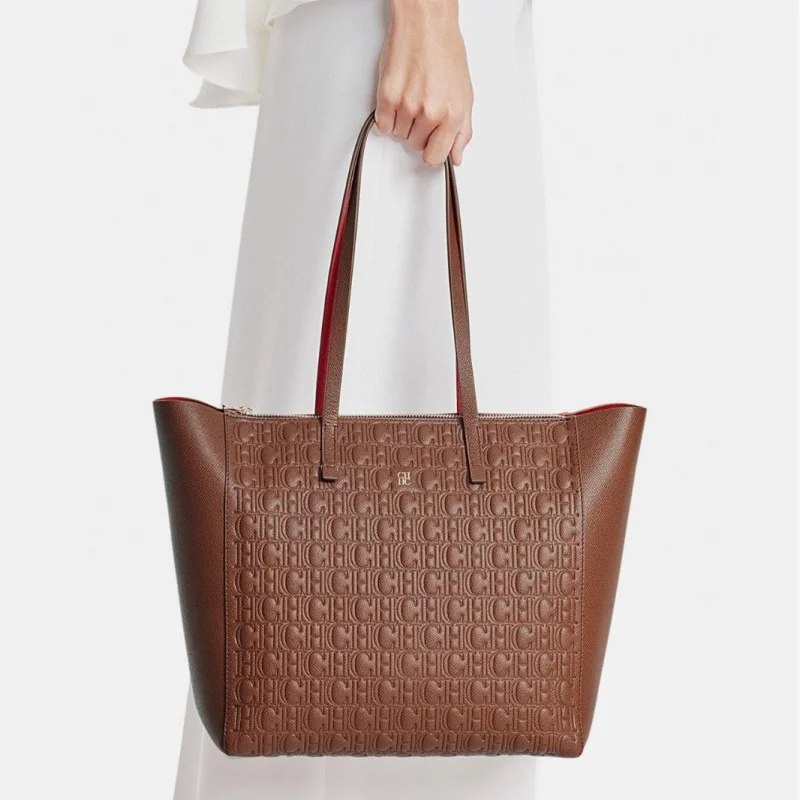 

CHCH Women's Real Texture Handbag New Fashionable Tote Bag Light Luxury Large Capacity Shoulder Bag Bolsos Mujer