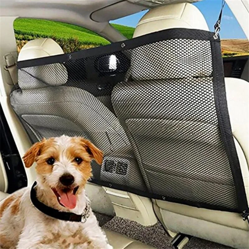 

Car Anti-collision Mesh Pet Auto Fence Barrier Isolation Network Safety Isolation Bar Child Dog Buffer Device