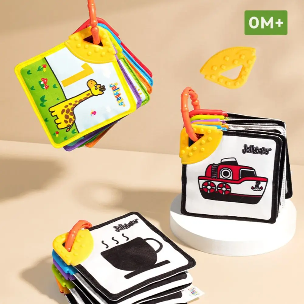 Activiteitenboeken Doek Baby Zacht Doek Boek Educatief Scheurvast 3D Babydoek Boek Puzzel Zintuiglijk Crinkle Boek Zuigelingen