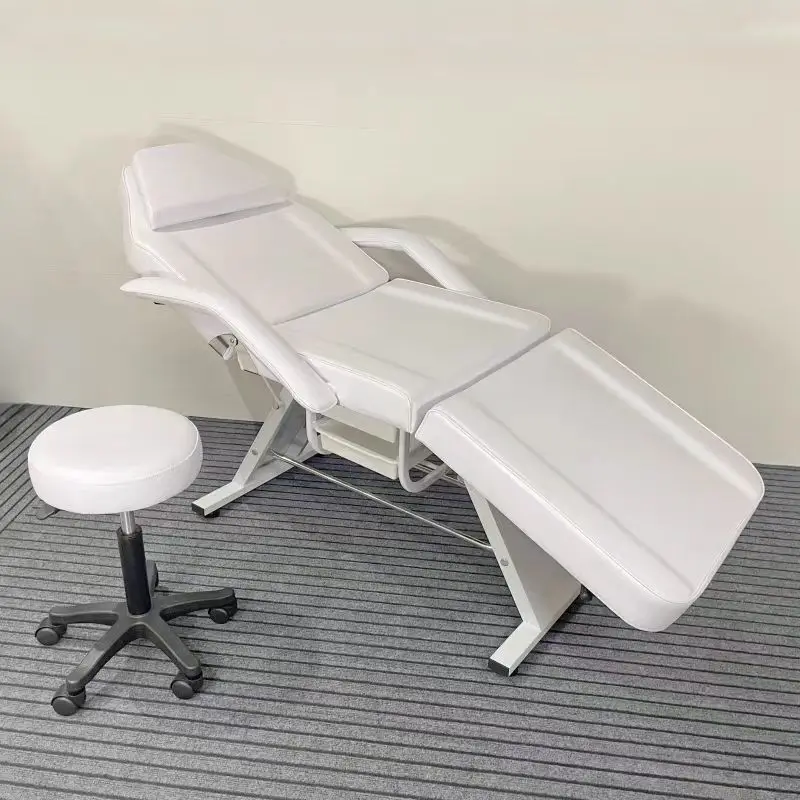 Cheap Hot Selling Portable Folding Beauty Massage Bed With Customizable Color Metal Base