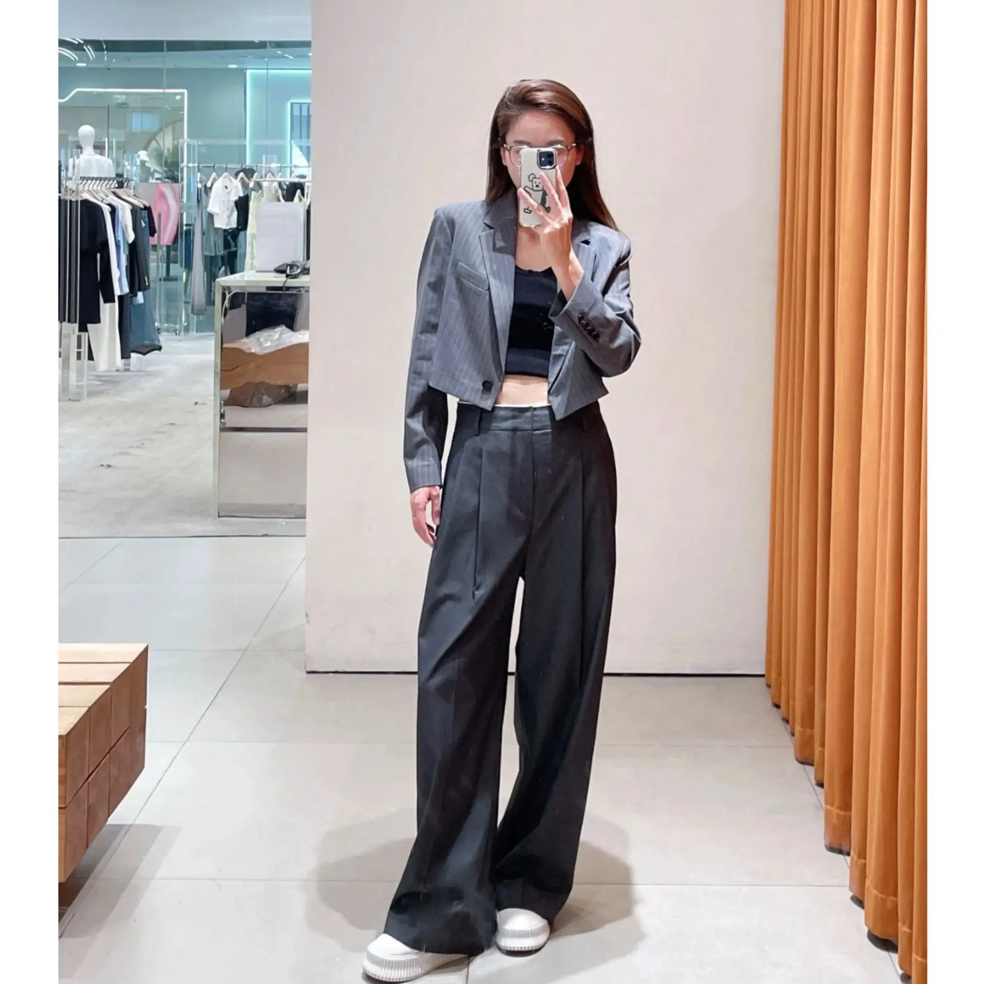 Women's Pants 2024 New Spring Summer High Waist Loose Commuter Wide Leg Trousers