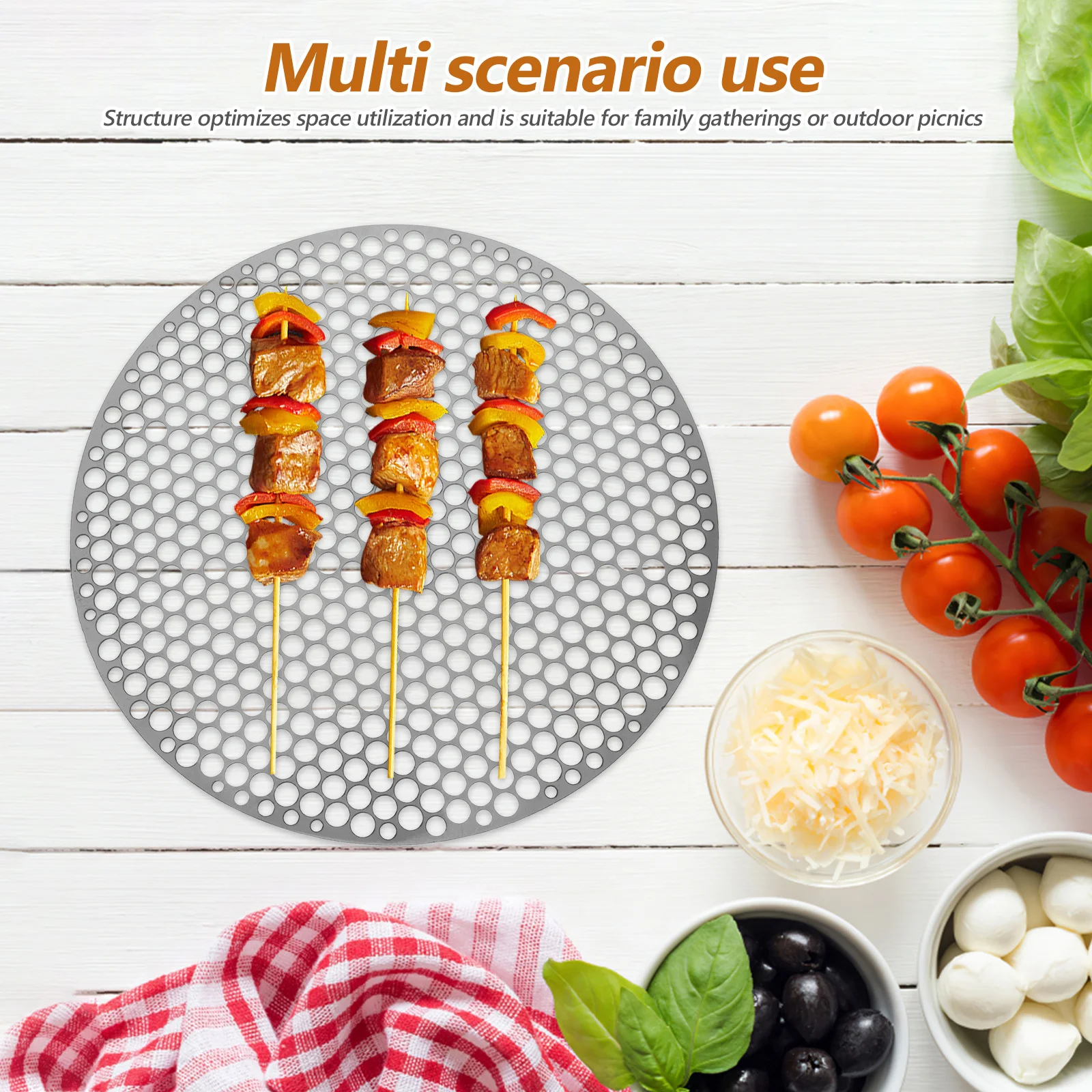 

Heavy Duty Stainless Steel Grilling Mesh Large Size Bbq Net for Outdoor Cooking Barbecue Grid Stainless Steel Grill Mesh Hot