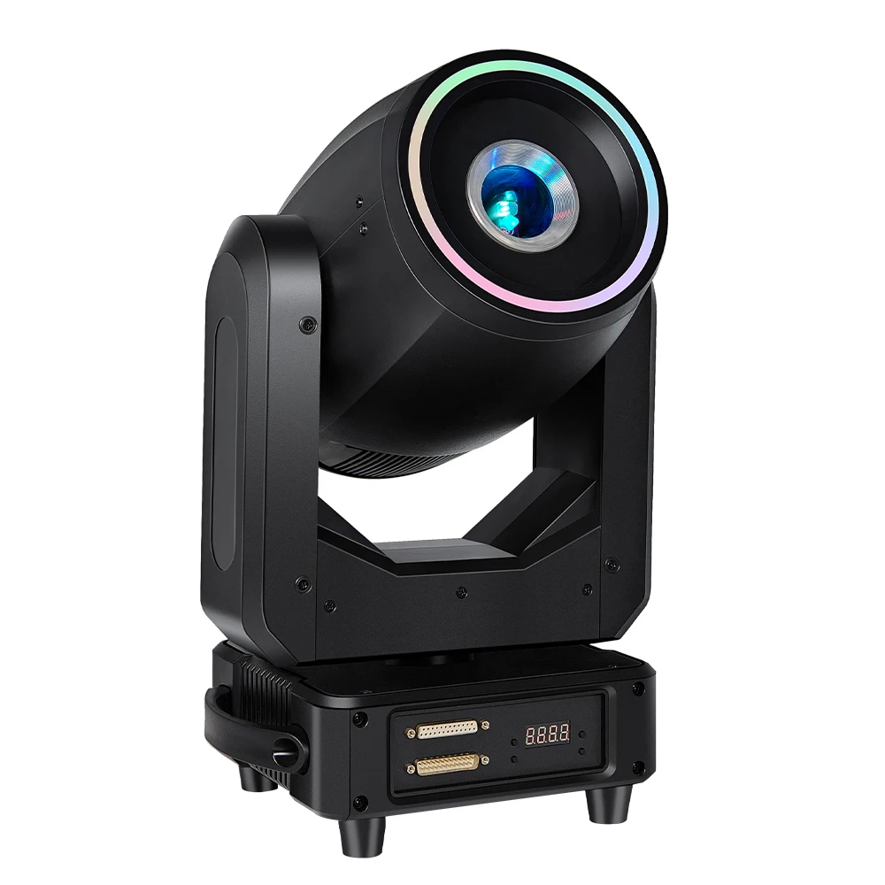 Láser de cabeza móvil a todo Color RGB de 10W con 37 cuentas LED DMX512 Control automático de sonido para DJ Disco evento Club Bar espectáculo de luces de escenario