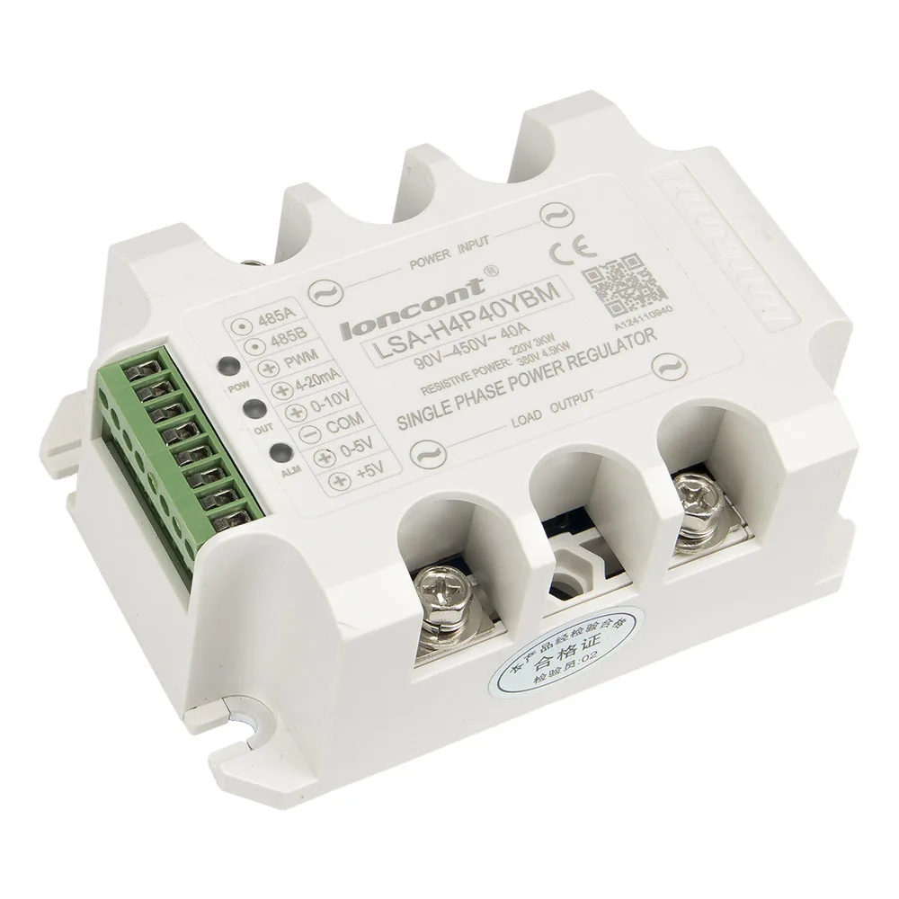 

LSA-H4P new model single phase AC 90-450V closed loop negative feedback solid state voltage regulator / power regulator module