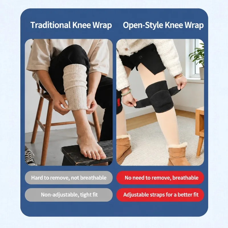 Knee Brace Meniscus Support Compression Sleeve Non-Slip Joint Warmth Patellar Protector for Running Basketball Hiking Fitness