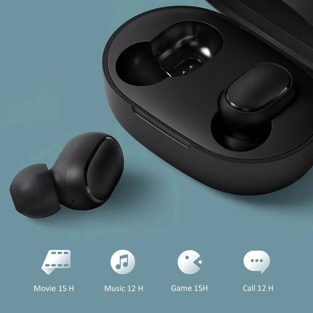 TWS A6S ワイヤレス Bluetooth ヘッドセットイヤホンノイズキャンセリングイヤホン Bluetooth ヘッドフォンマイク付き Huawei Xiaomi Redmi 用