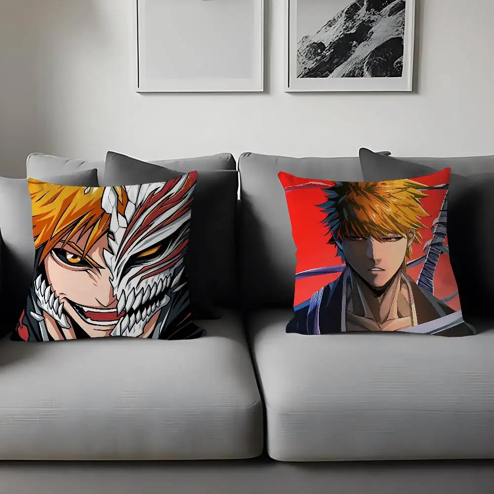 Kurosaki Ichigo وسادة هدية ديكور غرفة المكتب المنزلي وسادة غرفة نوم أريكة غطاء وسادة السيارة كيس وسادة
