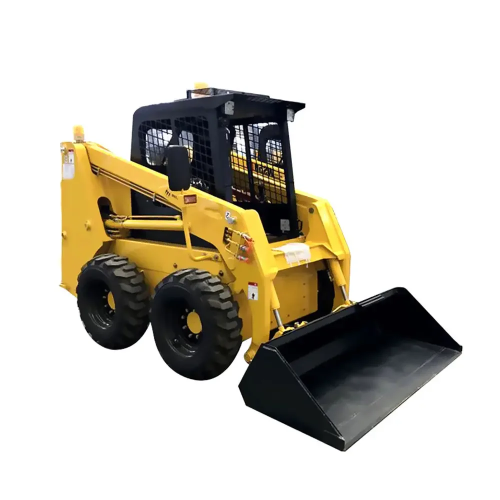 5 Ton Multifunctional Skid Steer Loaders Used Safety Steer Skid Loader Factory Farm Excavator Sliding Shovel Manufacturer