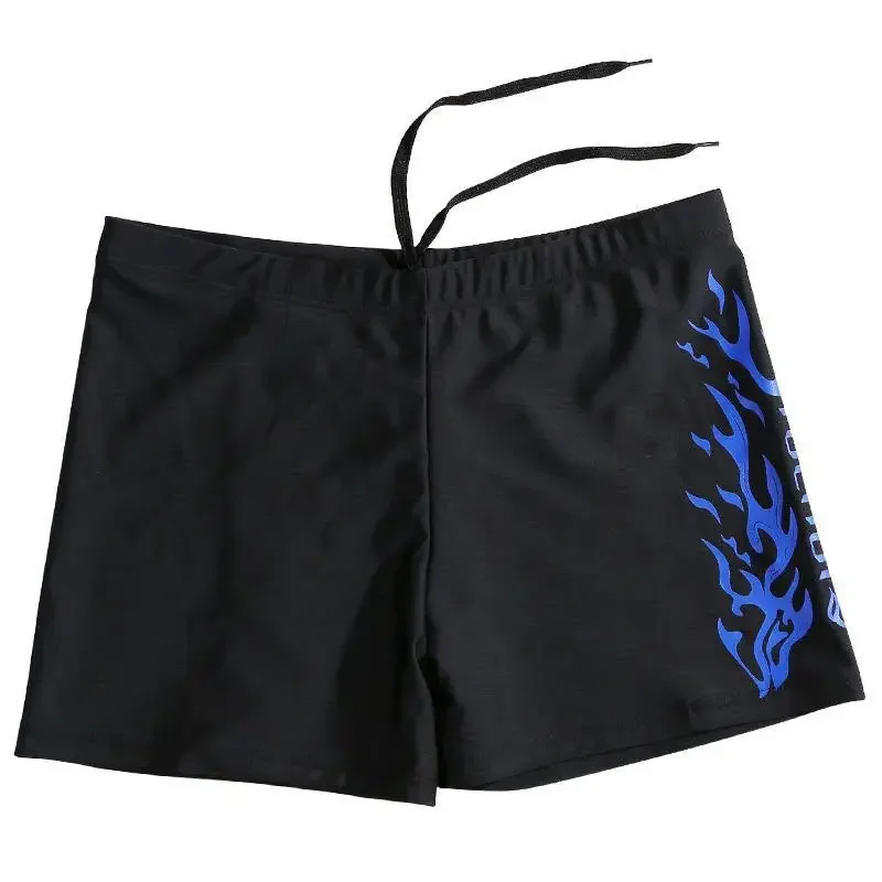 Swimming trunks for men professional quick drying swimming trunks fashionable flat angle loose and high elastic swimwear sets