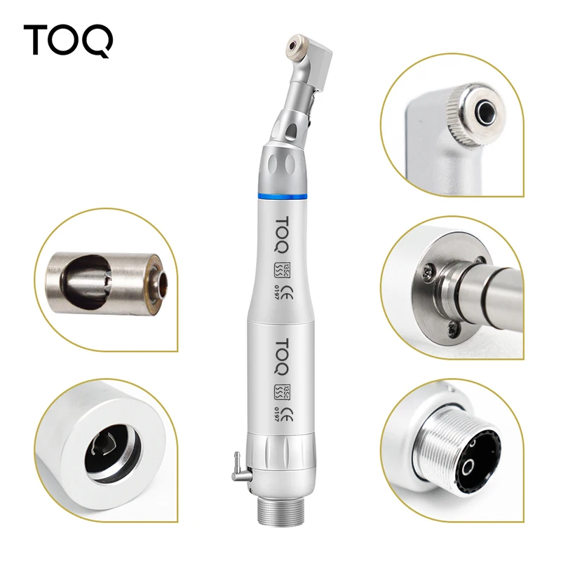Dental High & Low Speed Handpiece Kit Straight Contra Angle Single Water Spray Air Turbine 2/4 Hole Dentistry Tools Set