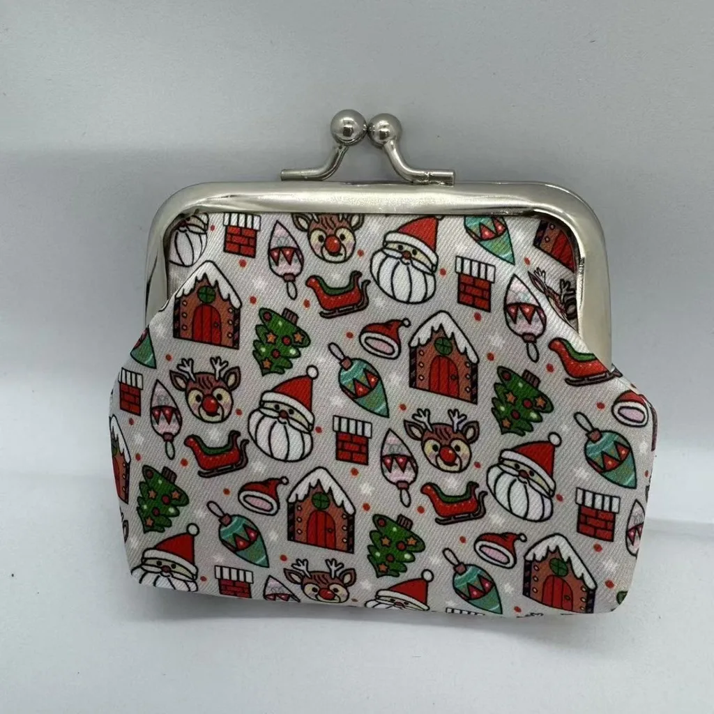 Coin Purse Portable Printed Coin Purse Small Change Pouch Sweet Change Pouch For Earbuds Bank Cards Handbag