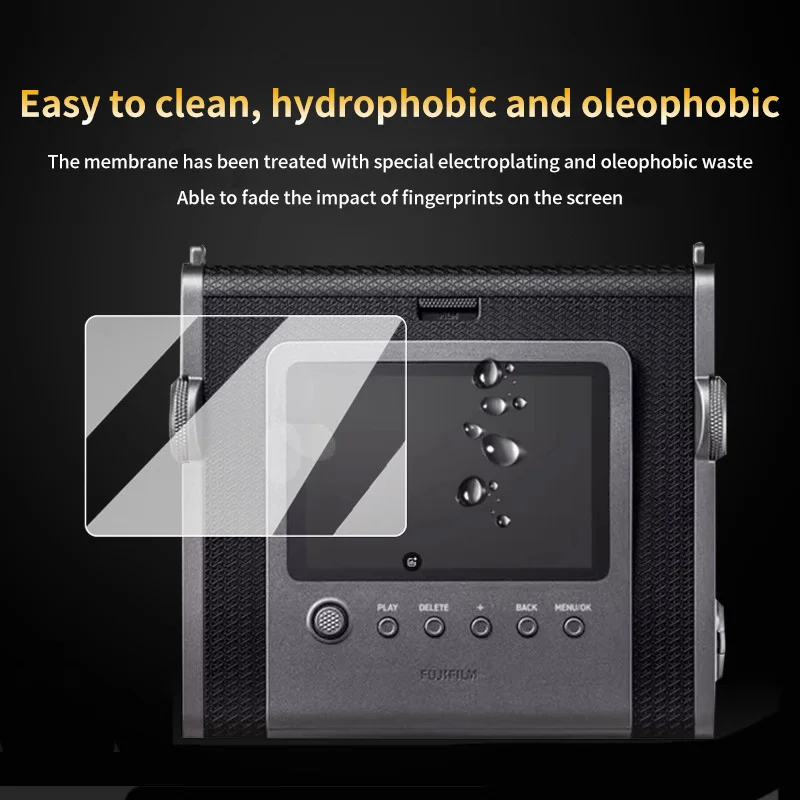 Camera Temper Glass Film for Fujifilm Instax Wide EVO Front Lens Protection Film and Camera Screen Glass Film HD Waterproof view 3