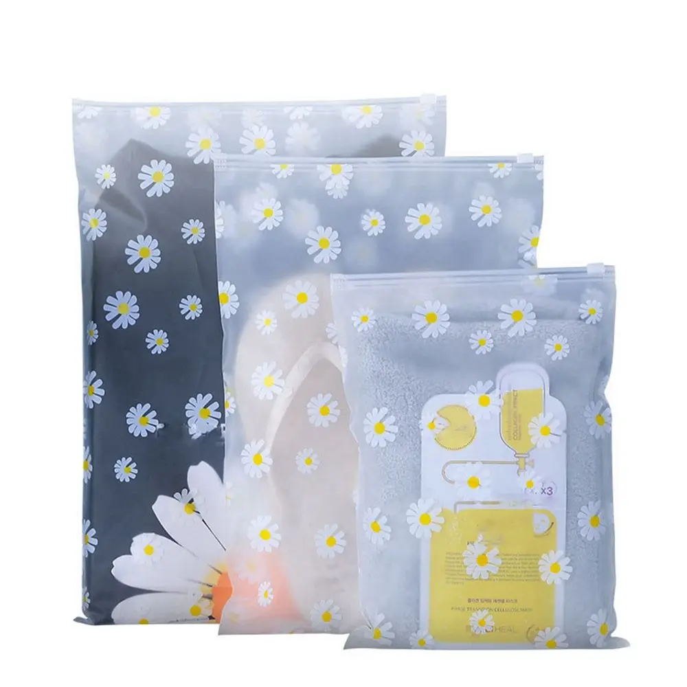 Cartoon Style Zip Lock Storage Plastic Packing Bag Organizer Pouch Make Up Storage Portable Travel Bag Waterproof Shoes Bag