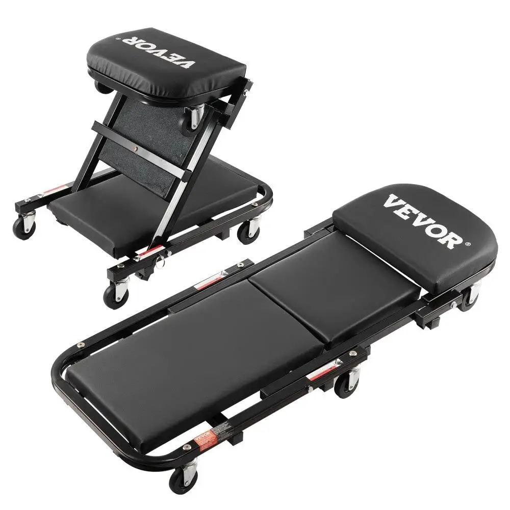 

Foldable Z Garage Mechanic Creeper Stool 450 lbs Capacity