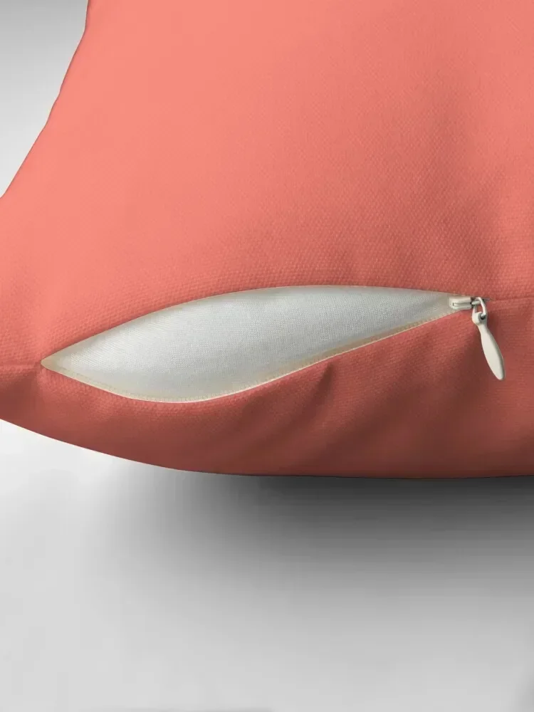 SOLID PLAIN SALMON COLOR OVER 100 PINKS AND CORAL SHADES ON OZCUSHIONS Throw Pillow Cushion Child Pillow Case Christmas pillow