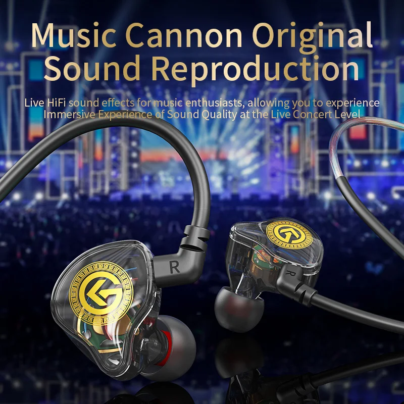 New 9D Super Bass In Ear Headphone Wire-Controlled With Mic 3.5MM AUX/Type-C Digital Chip Headset For iPhone 15 Android Samsung