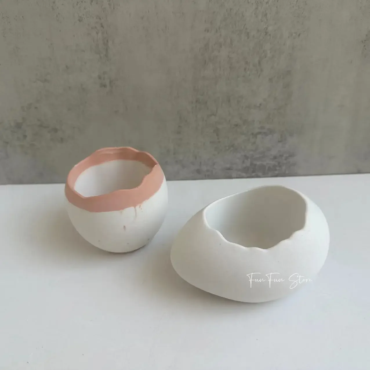 Egg Shaped Candlestick Silicone Mold DIY Storage Box Epoxy Resin Succulent Plant Flowerpot Concrete Cement Plaster Easter Mold