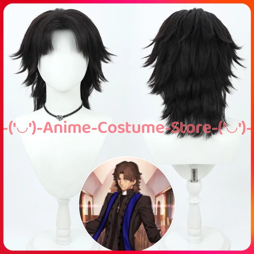 

Fate Grand Order Grigori Rasputin Cosplay Wig Anime Game Character Halloween Carnival Party Wigs Heat Resistant Synthetic Hair