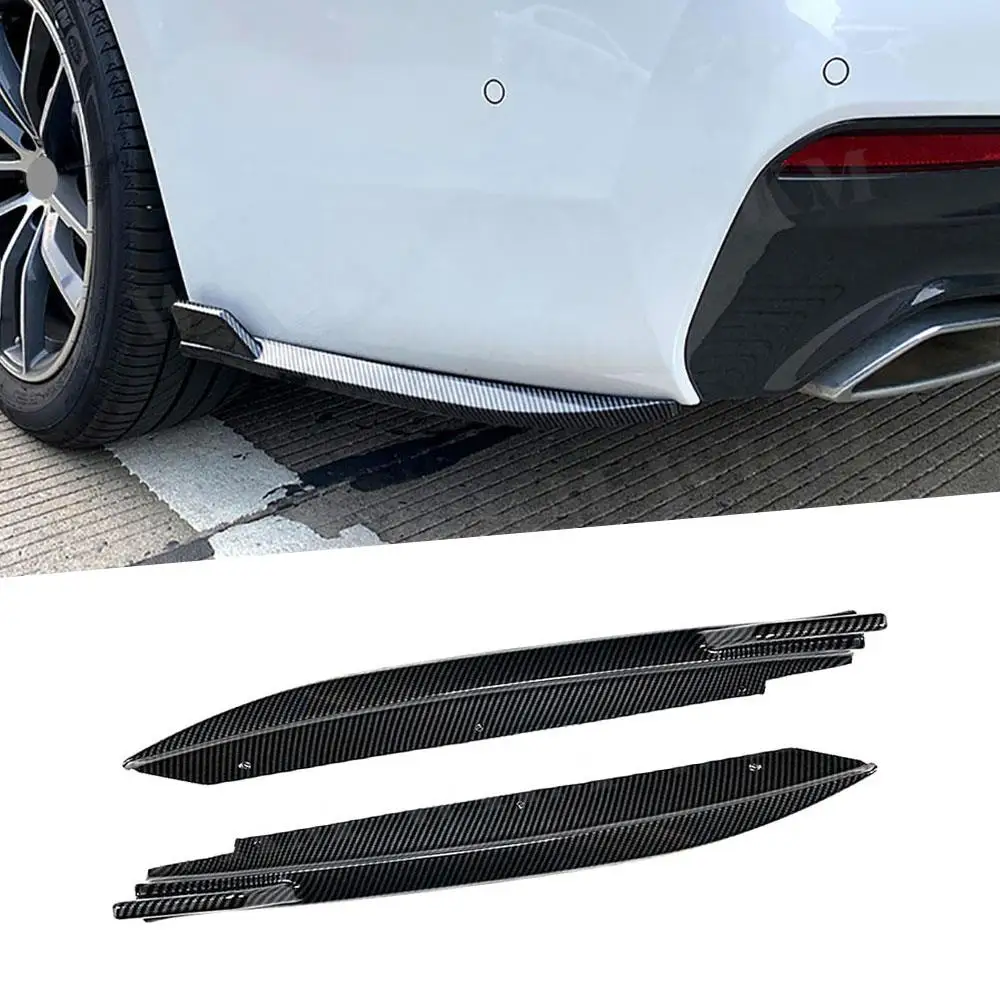 

2pcs/set For BMW 5 Series G30 525i 530i 540i M Tech Sport 2017+ Rear Bumper Side Canards Splitters Spoiler Car Bodykit