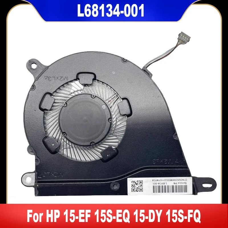 L68134-001 Original For HP 15-EF 15S-EQ 15-DY 15S-FQ Laptop Cooling Fan Cooler Fan Heatsink Radiator High Quality Fast Ship