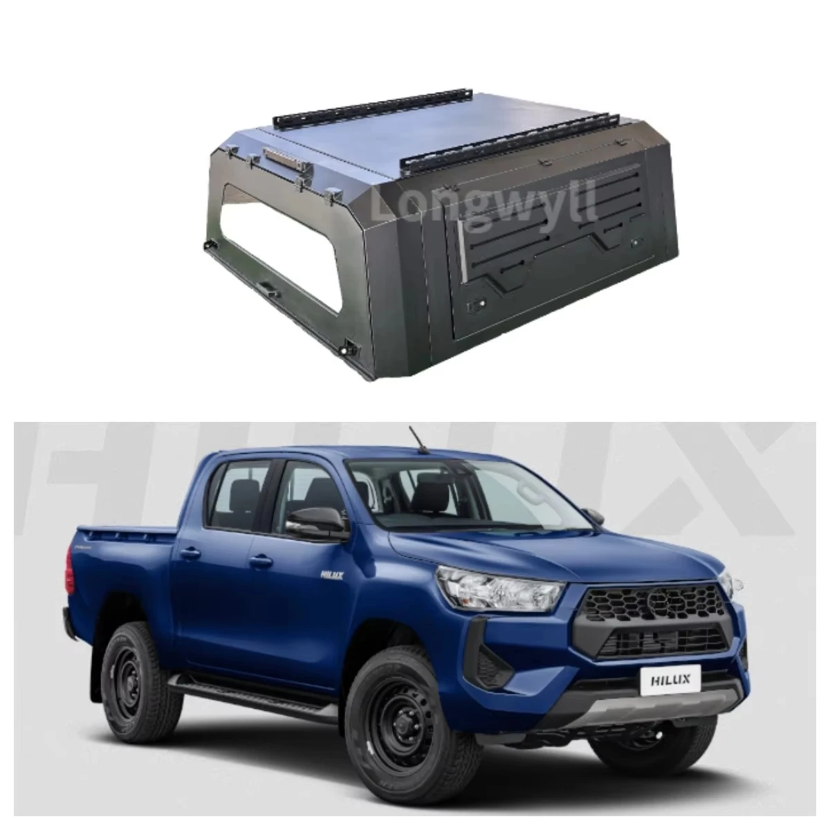 

Heavy-Duty Aluminum SmartCap Tonneau Cover for HILUX SR Pickup Truck Waterproof Anti-Rust Locking Tailbox