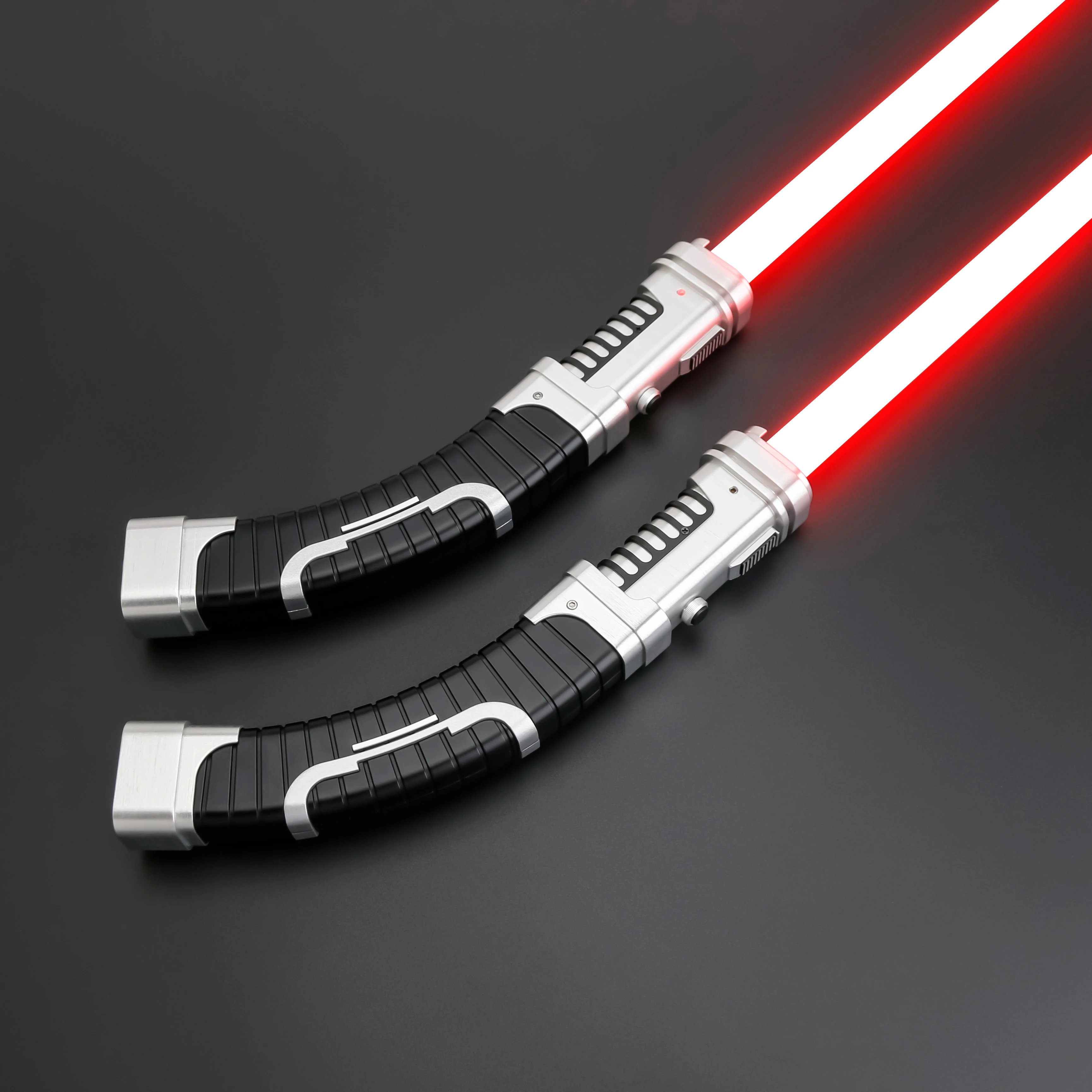 Miecz świetlny TXQSABER Asajj Ventress Piexl SDRGB, podwójny metalowy trzonek, płynny ruch, miecz laserowy typu blaster do cosplayu dla dorosłych.