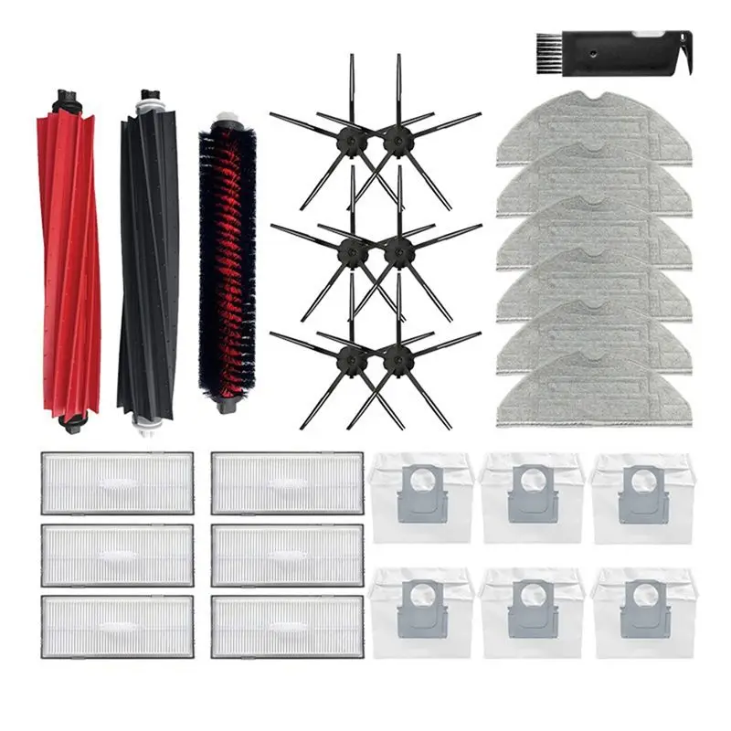 

Essential Top Main Side Brush Mop Hepa Filter Cleaning Rolling Brush For Roborock S8 PLUS S8+ S8 Pro Ultra G20 Vacuum Cleaner Re