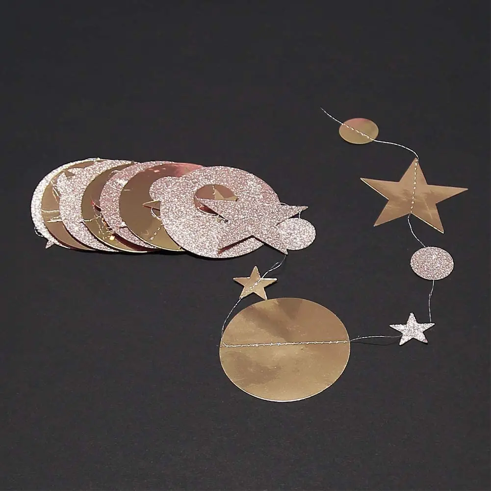 13ft Gold Twinkle Little Star Party Girlanden Glitzer Hängende Mond Sterne Dekorationen Kindergeburtstag Babyparty Ramadan EID Party – Detail 16
