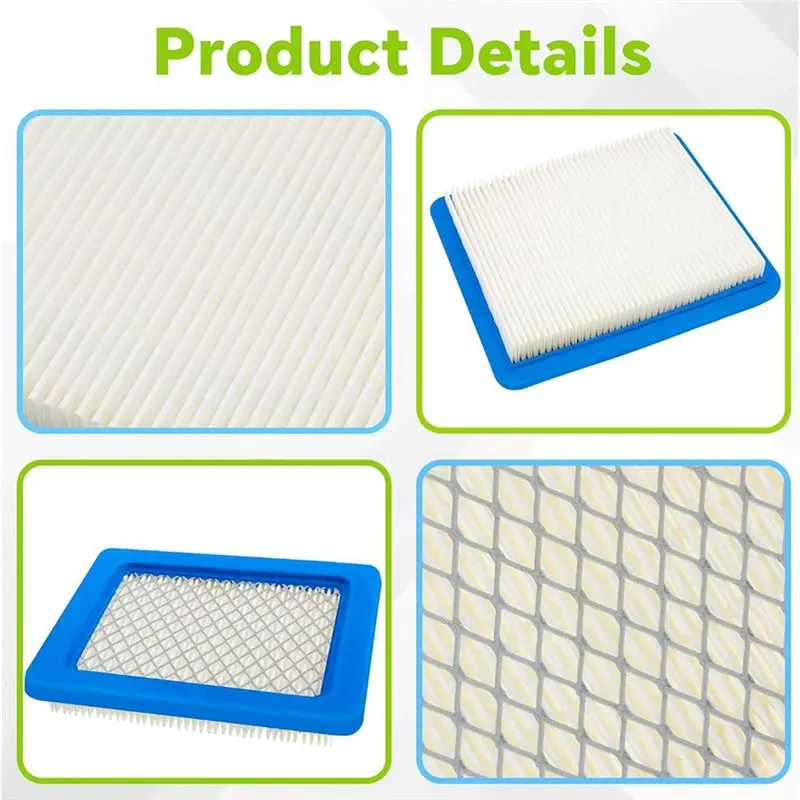[A93Z!】 For Briggs& Stratton, Toro, Compatible 6 Pack Lawn Mower Air Filter, Flat OEM Air Cleaner Cartridge- Model 491