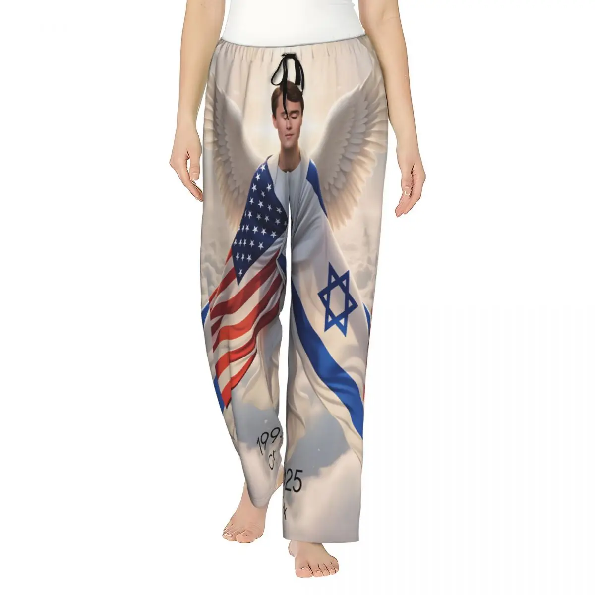 Girl's Pyjama Pants Charlie Kirk Angelic Advocate Loungewear pants Loose-Fit Pajama Bottoms