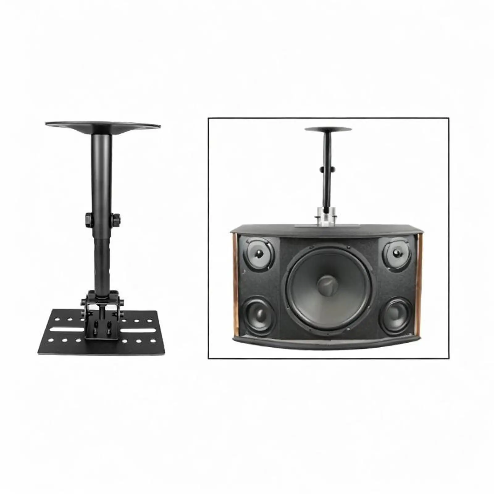 Suporte de alto-falante Ajuste de economia de espaço para parede de escritório de sala de estar