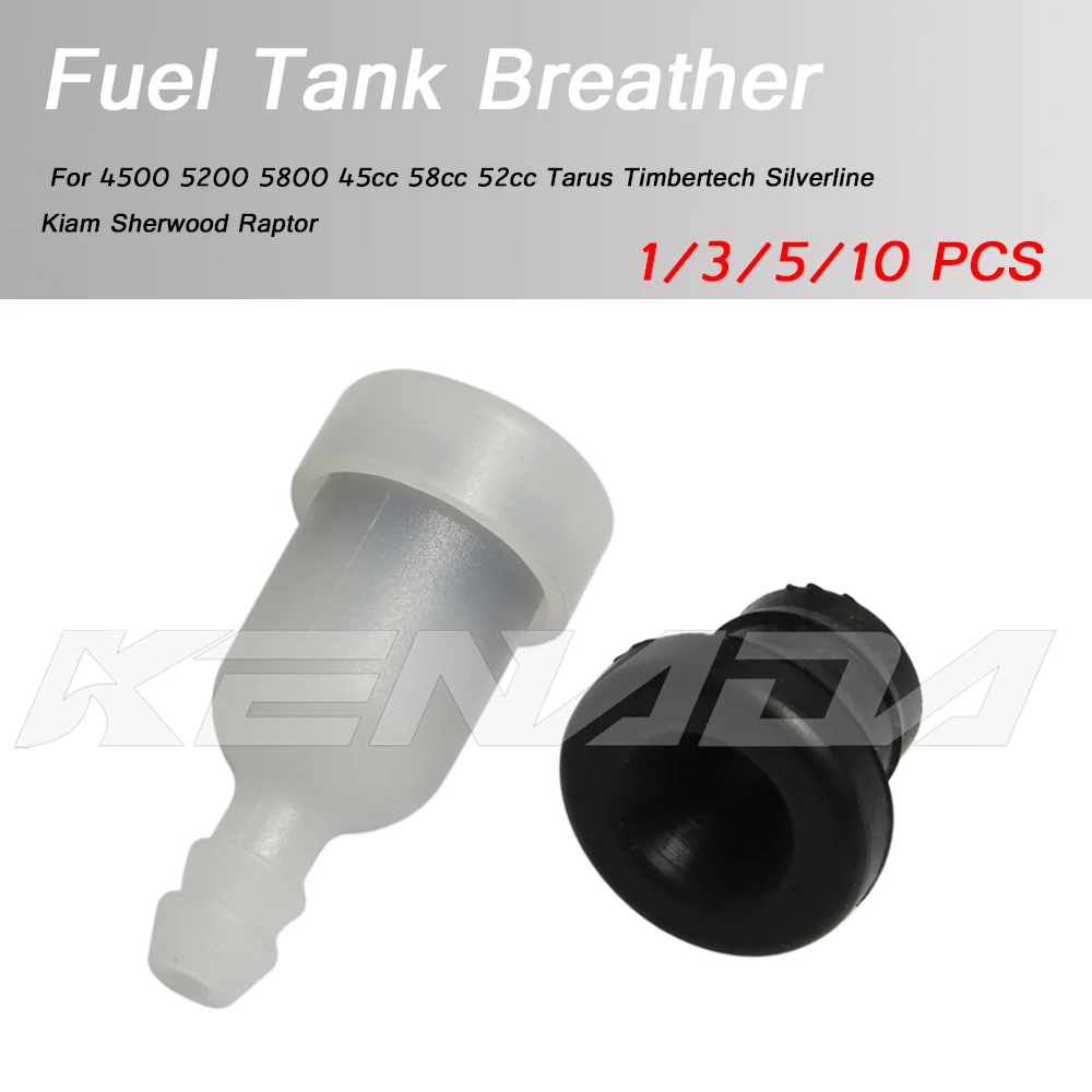 1 Set For 4500 5200 5800 45cc 58cc 52cc Tarus Timbertech Silverline Kiam Sherwood Raptor Fuel Tank Breather Vent Air Check Valve