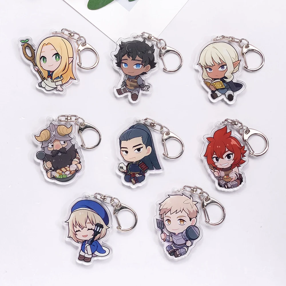 شخصيات أنيمي لذيذ الزنزانة سلسلة مفاتيح مصنوعة من الأكريليك اكسسوارات الإبداعية Cyte حقيبة سحرية على ظهره قلادة كيرينغ هدايا لمحبي #1