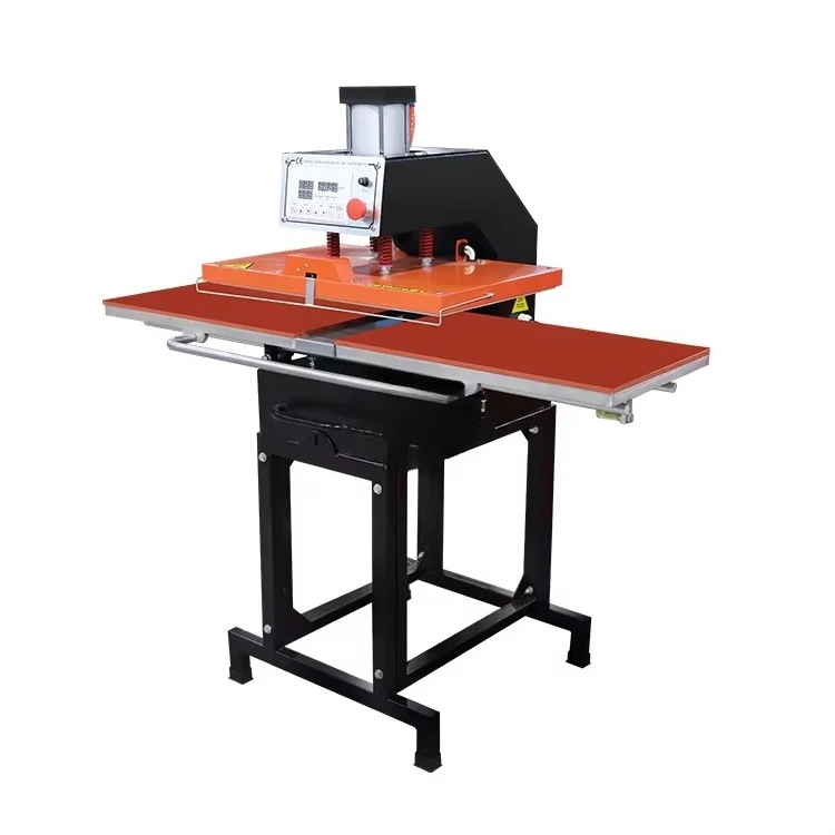 High Precision Efficient Factory Direct Heat Transfer Press Machine Electric Double Side Station with Infrared Positioning