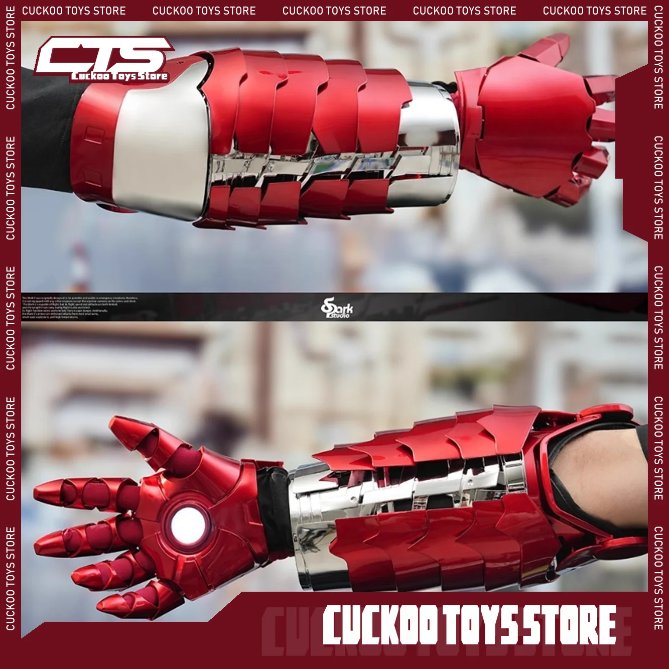 

В наличии Spark Studio 1:1, масштаб 1:1, Sp001, носимый механический кронштейн Mk5 — голосовое управление, дистанционное и сенсорное управление, броня Iron Man, Рождество