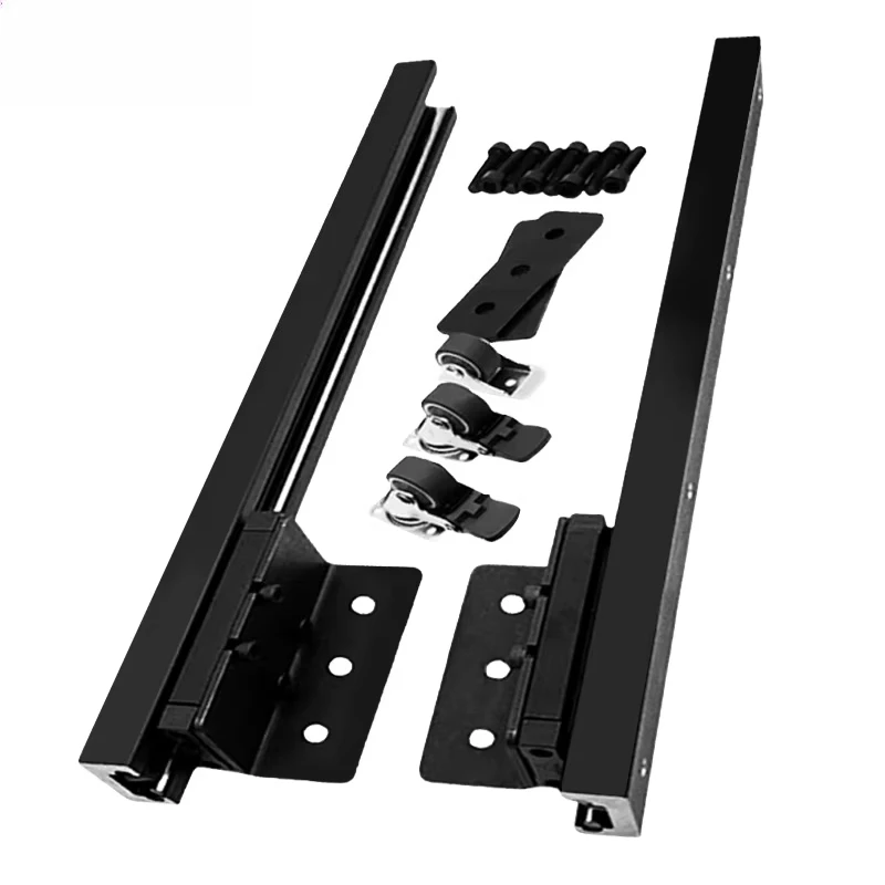 47Mm large-capacity kitchen dining table side-mounted slide, rust-proof silent smooth island slide