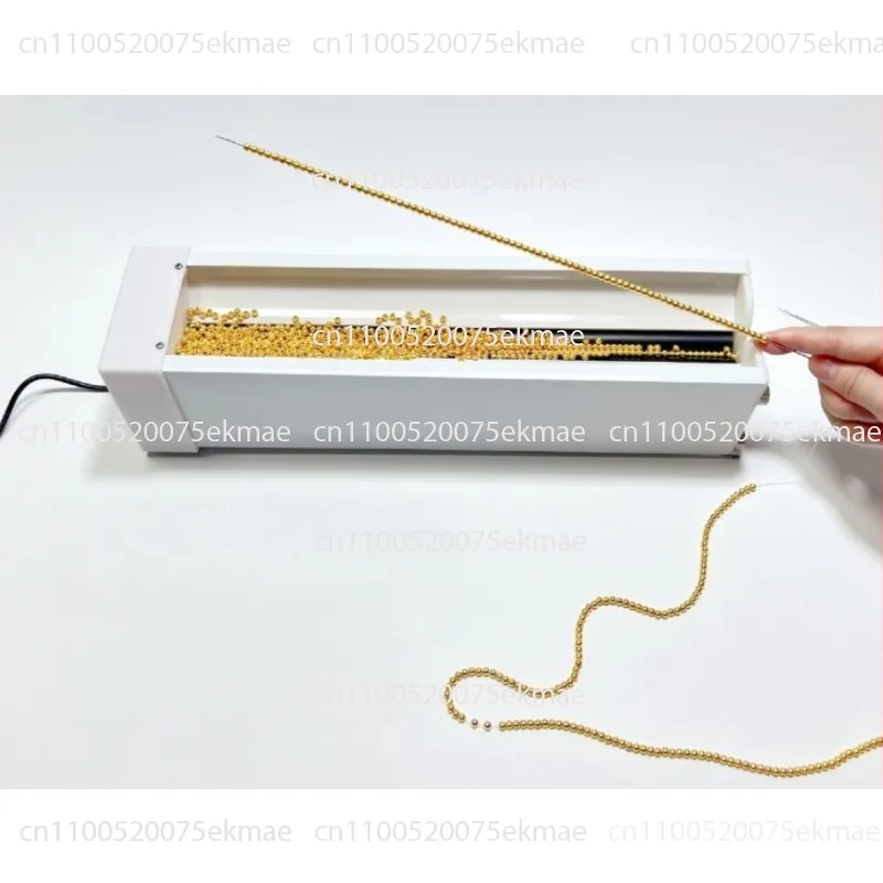 

Bead Stringing Machine - Electric Multi-Functional Flat Bead Separator and Bead Threading Tool