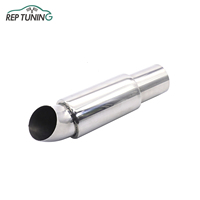51MM Car Accessories Exhaust Systems Pipe Car Exhaust Cutout Muffler Escapes Tip Car Modified Muffler Universal 2'' Stainless